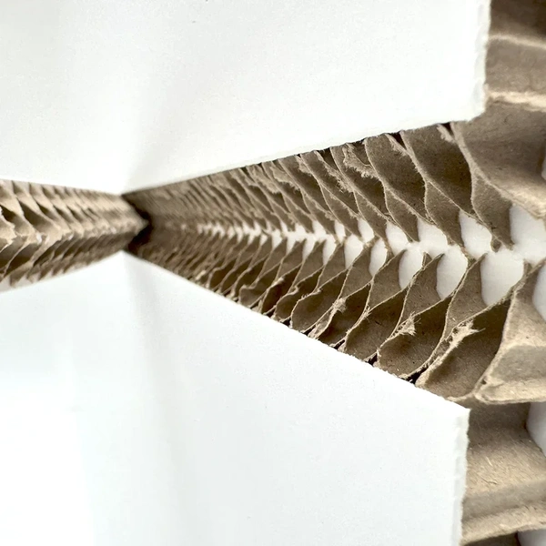 Honeycomb Monolith - V Cut Pull Close Up